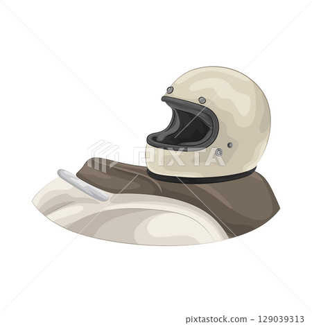 Illustration of Helmet  129039313