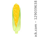 corn with husk 129039638