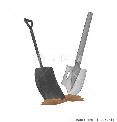 Illustration of Shovel Illustration of Shovel 129039813