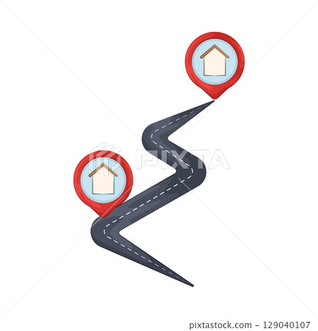 Illustration of House Location  129040107