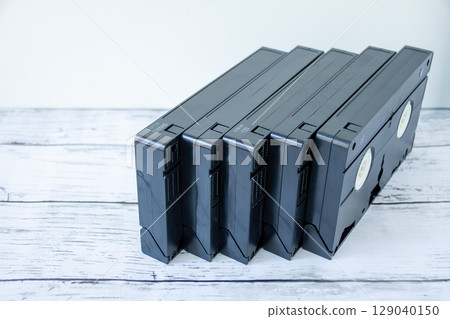 VHS videotape VHS videotape 129040150