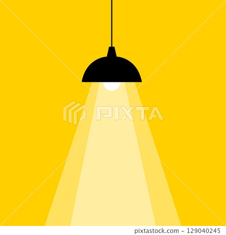lamp, vector, bulb 129040245