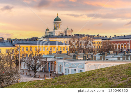 Helsinki Cathedral in the centre of Helsinki, Finland 129040860