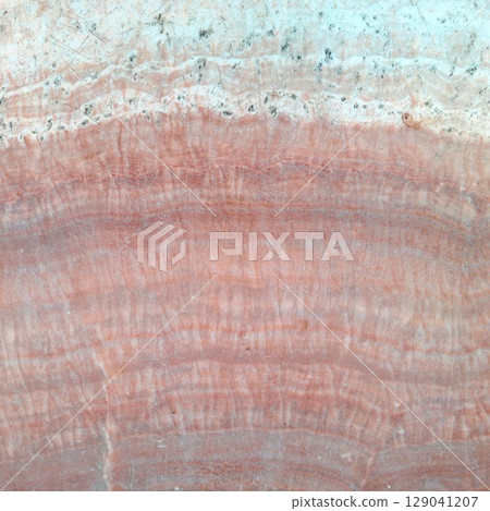 Natural Pink Marble Stone Layered Abstract Texture 129041207