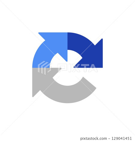 Recaptcha Icon isolated on white background 129041451