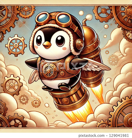 penguin, penguins, cogwheel 129041981