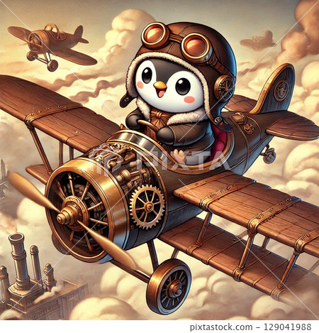 企鵝 滑翔機 航空旅行 129041988
