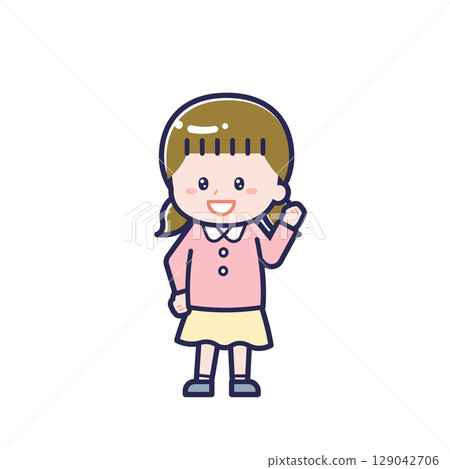 Casual clothing child / diagonal / girl 04 129042706