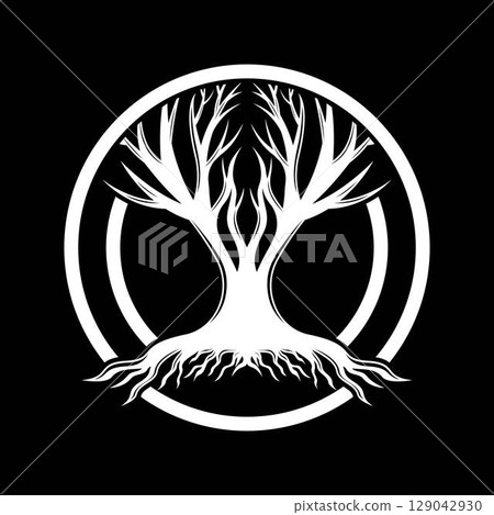 Tree leaf vector logo design 129042930