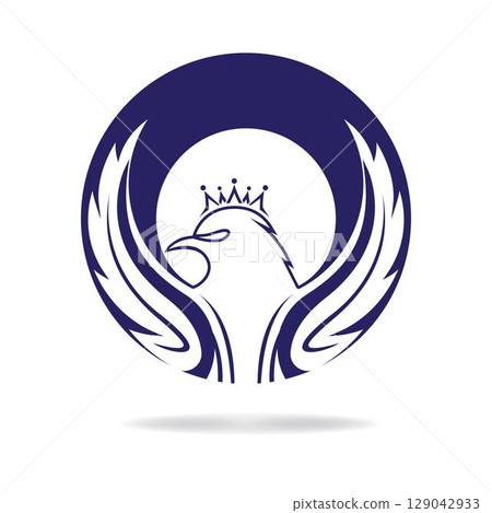 Eagle logo template vector icon 129042933
