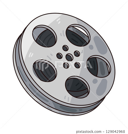 illustration of film reel 129042968