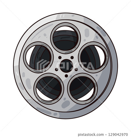 illustration of film reel 129042970