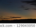 Beautiful sky after sunset 129043050