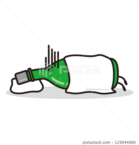 Sake Bottle-kun Sleeping 129044066