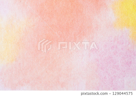Watercolor-style gradient dyed Japanese paper texture background Watercolor-style gradient dyed Japanese paper texture background 129044575