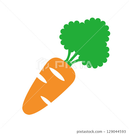 胡蘿蔔圖標 胡蘿蔔圖標 129044593