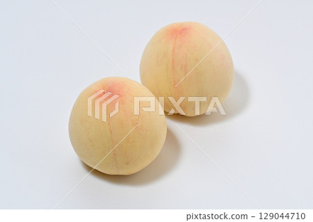 岡山縣產的白桃，香甜可口 129044710