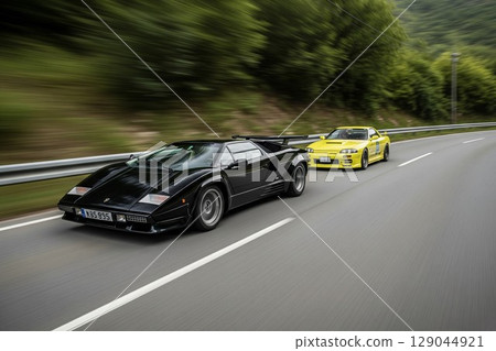 (AI 生成的)世界超級跑車影像 (AI 生成的)世界超級跑車影像 129044921