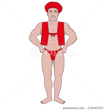 Sixty-year-old macho man Sixty-year-old macho man 129045347