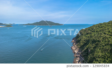 July 27 2025 Scenic Coastal Views from Cape Collinson, Hong Kong 129045834