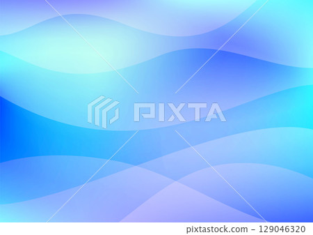Beautiful light blue and light blue gradient abstract vector background A4 landscape Beautiful light blue and light blue gradient abstract vector background A4 landscape 129046320