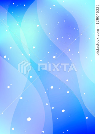 美麗的淺藍色和淺藍色漸變抽象向量背景 A4 肖像 129046323