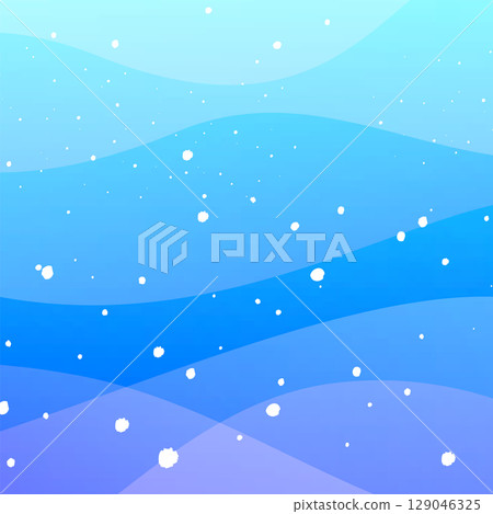 Blue and light blue gradient vector background with waves and bubbles. Square. Blue and light blue gradient vector background with waves and bubbles. Square. 129046325