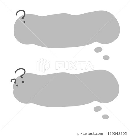 Negative speech bubble Hatena 129048205
