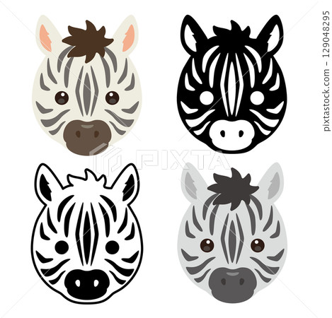 斑馬臉圖示集 129048295