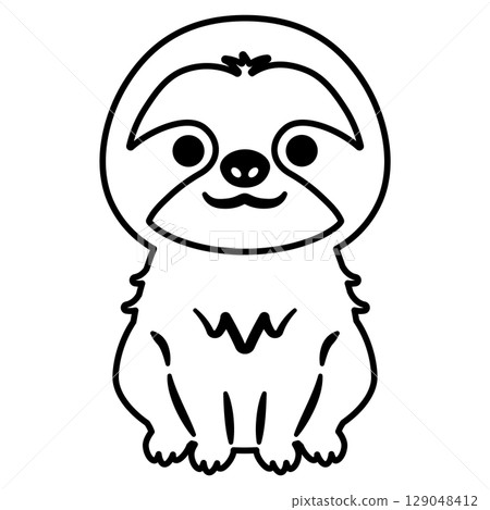 樹懶線描 樹懶線描 129048412