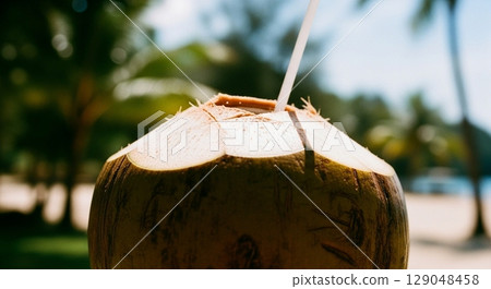 Take a break at park bench Take a break at park bench 129048458