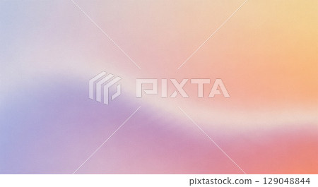 Abstract colorful gradient background with soft light and grainy texture, beautiful modern wallpaper for creative design or fantasy magic theme banner 129048844