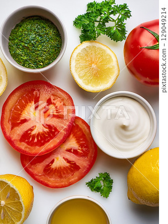 Healthy food background image: "Food that makes your body smell good" 129049214