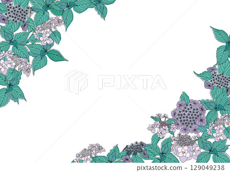 繡球花框材質 129049238