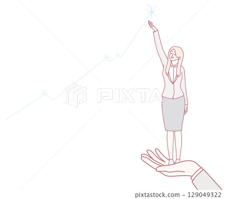 Empowering Growth A Trailblazing Businesswoman Striving Towards Greater Success and Achievement 129049322
