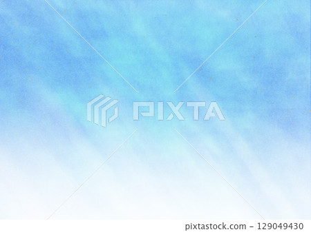 A gradation background of Japanese paper that evokes the image of blue water and light A gradation background of Japanese paper that evokes the image of blue water and light 129049430