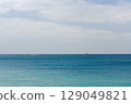 Blue sky, turquoise sea and Eboshi Rock 129049821
