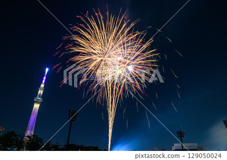 Sumida River Fireworks Festival Tokyo Skytree 129050024