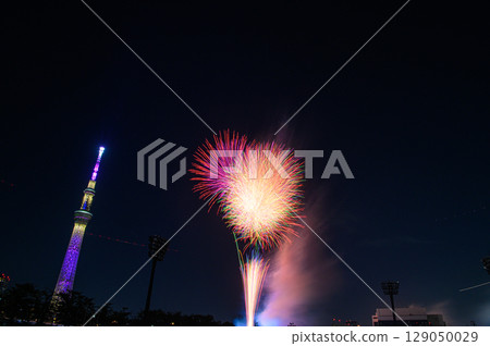 Sumida River Fireworks Festival Tokyo Skytree 129050029