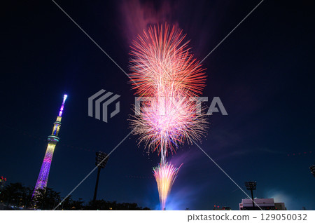 Sumida River Fireworks Festival Tokyo Skytree 129050032