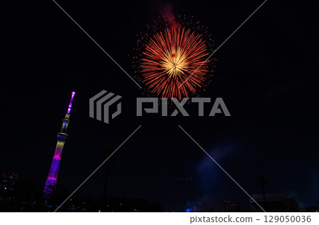 隅田川煙火大會 東京晴空塔 129050036