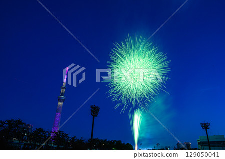 Sumida River Fireworks Festival Tokyo Skytree 129050041