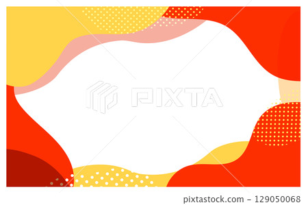 充滿活力的色彩背景框架材料 充滿活力的色彩背景框架材料 129050068