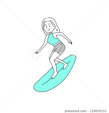 衝浪的女人 衝浪的女人 129050153