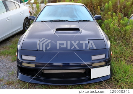 Black domestic sports car 129050241