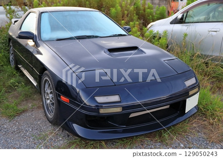 Black domestic sports car Black domestic sports car 129050243