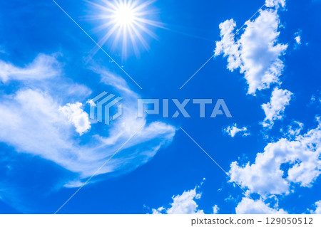 Summer sky and the sun 129050512