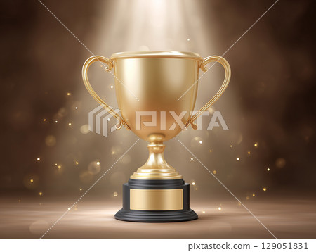 金色獎盃圖像非常適合獎勵和表彰 金色獎盃圖像非常適合獎勵和表彰 129051831