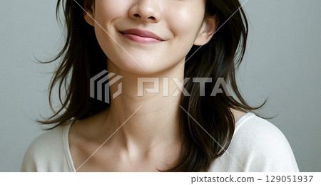 Skin, lips, smile, woman 129051937