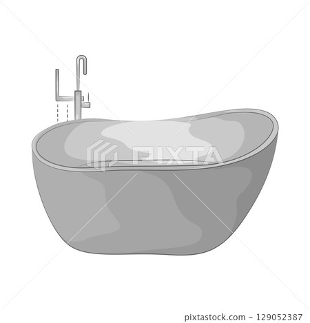 Illustration of Bathtub Illustration of Bathtub 129052387